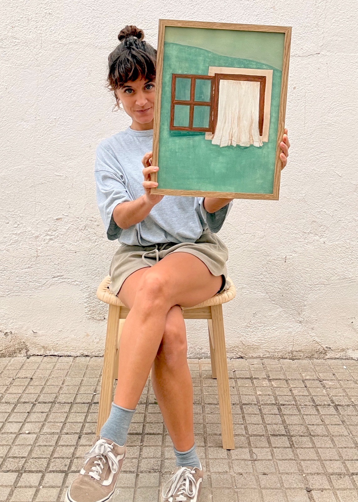 Nūa amb l'obra Airejar